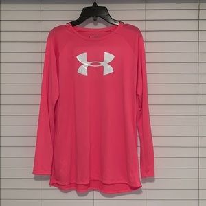 Pink Under Amour Long sleeve Shirt